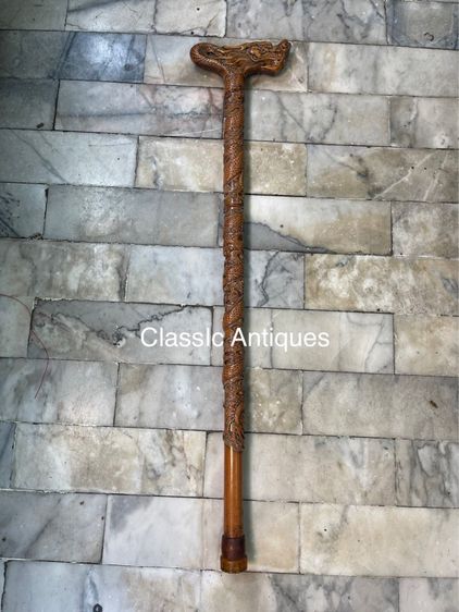 ไม้เท้ามังกร แกะสลักA2 รูปที่ 3