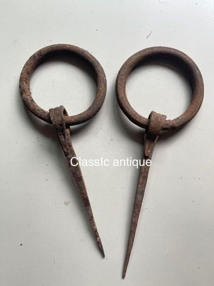 มือจับประตู บ้านทรงไทย เก่าสะสม รูปที่ 2