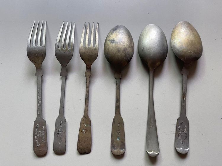 ช้อนซ่อม อัลปก้าโบราณ รูปที่ 2