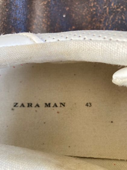 Zara sneaker  รองเท้าหนังผ้าใบ  รูปที่ 6