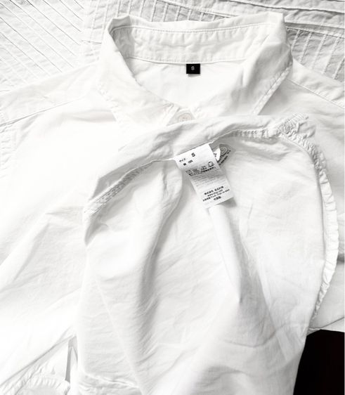 💙 MUJI เสื้อขาว cotton  รูปที่ 2