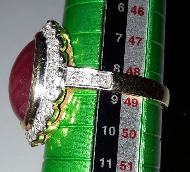 แหวนทับทิมพม่าล้อมเพชร รูปที่ 11