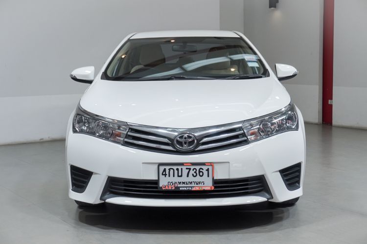 Toyota Altis 2015 1.6 E CNG Sedan เบนซิน NGV เกียร์อัตโนมัติ ขาว รูปที่ 2