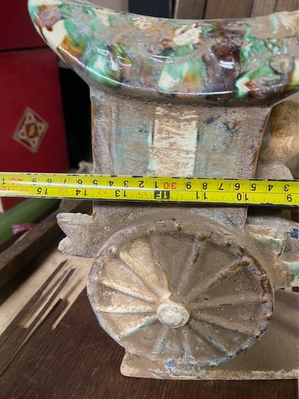 รถม้า ดินเผาเคลือบ สะสม รูปที่ 11