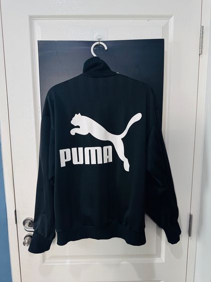 เสื้อวอร์มสีดำ แบรนด์ Puma vintage รูปที่ 3