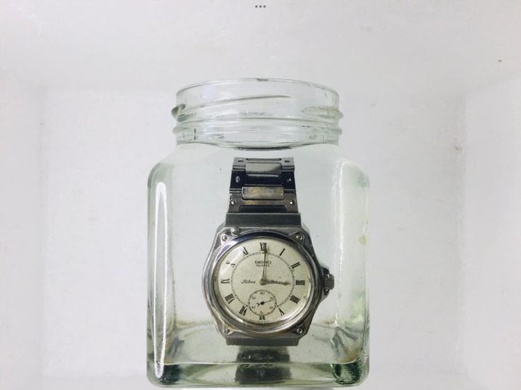 Vintage Seiko Silver Wave  Men’s Quartz Watch Ref 2628-0060 Dated 1982 2เข็มครึ่ง ล้างเครื่อง เช็คระบบ ทำกันน้ำใหม่ รูปที่ 6