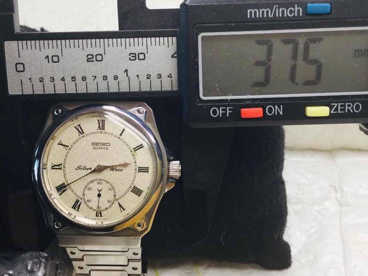 Vintage Seiko Silver Wave  Men’s Quartz Watch Ref 2628-0060 Dated 1982 2เข็มครึ่ง ล้างเครื่อง เช็คระบบ ทำกันน้ำใหม่ รูปที่ 12