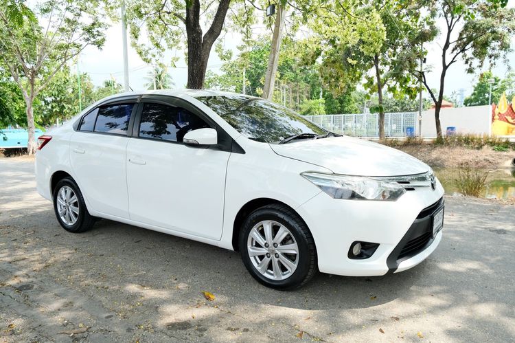 Toyota Vios 2014 1.5 G Sedan เบนซิน ไม่ติดแก๊ส เกียร์อัตโนมัติ ขาว