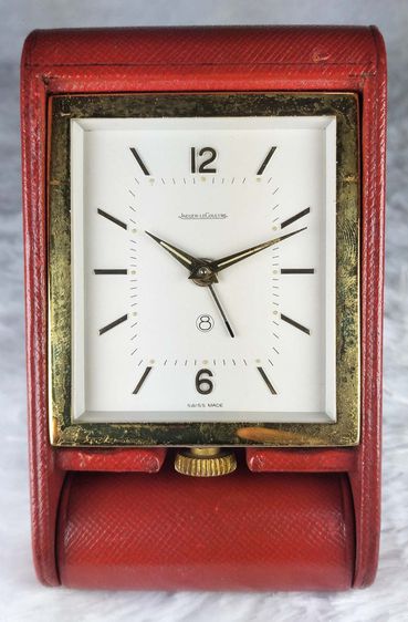 230950-Jaeger Lecoultre 8 Day Travel Alarm Clock ระบบไขลาน รูปที่ 9