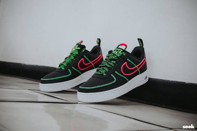 Nike Air Force 1 07 PRM “Worldwide Pack-Black” รูปที่ 9