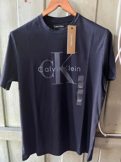Calvin Klein เสื้อทีเชิ้ต EU 42 แขนสั้น CK Limited Edition ป้ายทอง ของแท้ ใหม่ป้ายห้อย พรีมาจาก USA, ขนาดอก 42-43" 