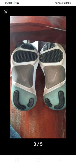 ขายรองเท้าผ้าใบ สีขาว เขียว ใส่ผู้ชายก็ได้ผู้หญิงก็ได้ เบอร์ 38 รูปที่ 4