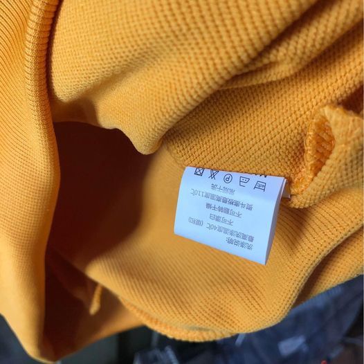เสื้อฮู้ด  ของใหม่ งานไม่แท้ สีเหลืองมัสตาร์ด ขนาดอก 42"  รูปที่ 9