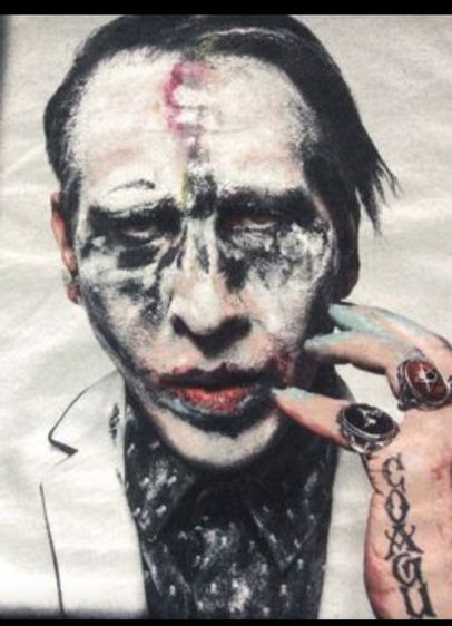 เสื้อวง Marilyn Manson Heaven 
Upside Down Tour 2017 T Shirt
 รูปที่ 4