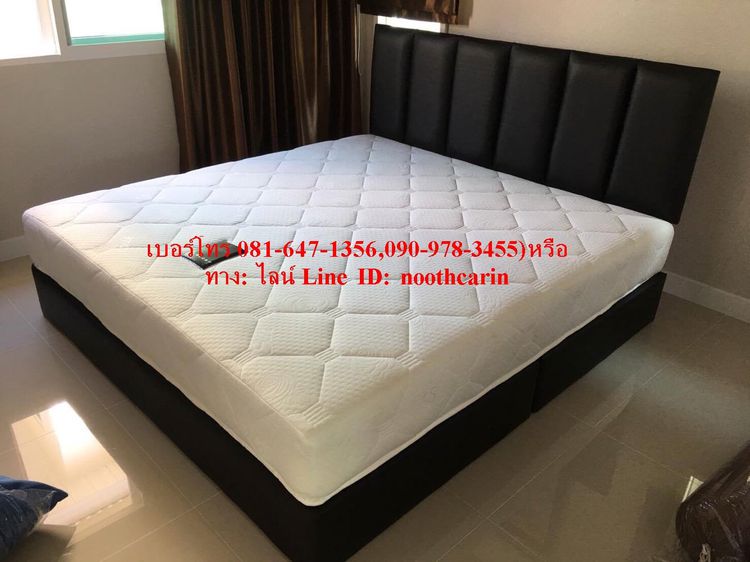 ที่นอนพร้อมฐานรองและหัวเตียง ราคาถูก 6ฟุต 14900  ส่งฟรีทั่วประเทศ รูปที่ 4