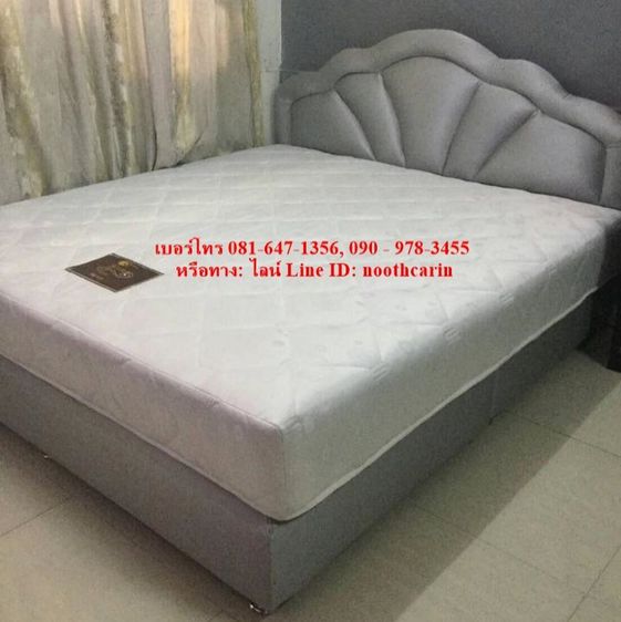 ที่นอนพร้อมฐานรองและหัวเตียง ราคาถูก 6ฟุต 14900  ส่งฟรีทั่วประเทศ รูปที่ 8