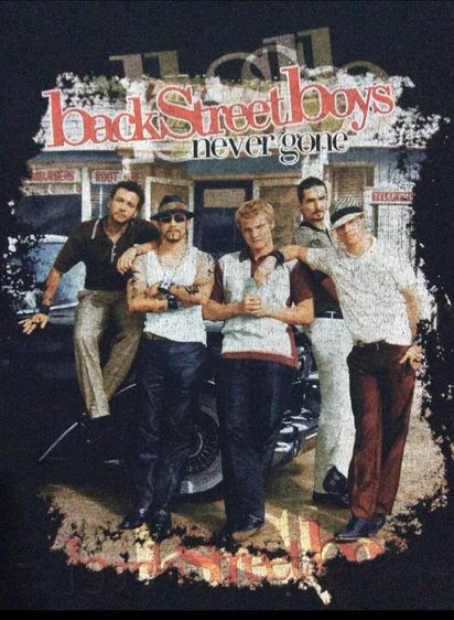 เสื้อวง Backstreet Boys Naver
 gone Tour 2005 T Shirt
 รูปที่ 4