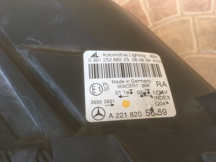 ไฟหน้าเบนซ์ W221 แท้มือสองญี่ปุ่น รูปที่ 8