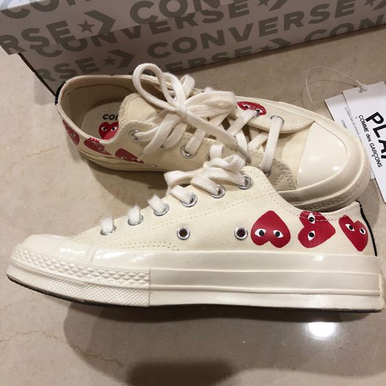 Used like new Comme Play x Converse size37.5 รูปที่ 6