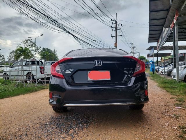 Honda Civic 2019 1.8 EL i-VTEC Sedan เบนซิน ไม่ติดแก๊ส เกียร์อัตโนมัติ ดำ รูปที่ 2