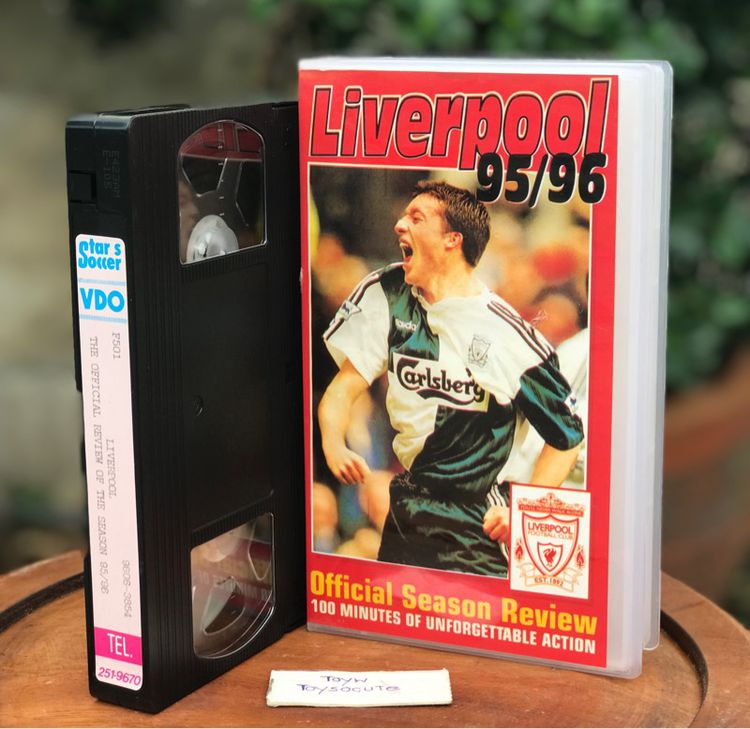 ราคาต่อชิ้น เทปวีดีโอ เพื่อรับชม-สะสม 1994-1995, 1995-1996, 1996-1997 LIVERPOOL Official Season Review VHS Video Tape ลิเวอร์พูล รูปที่ 9