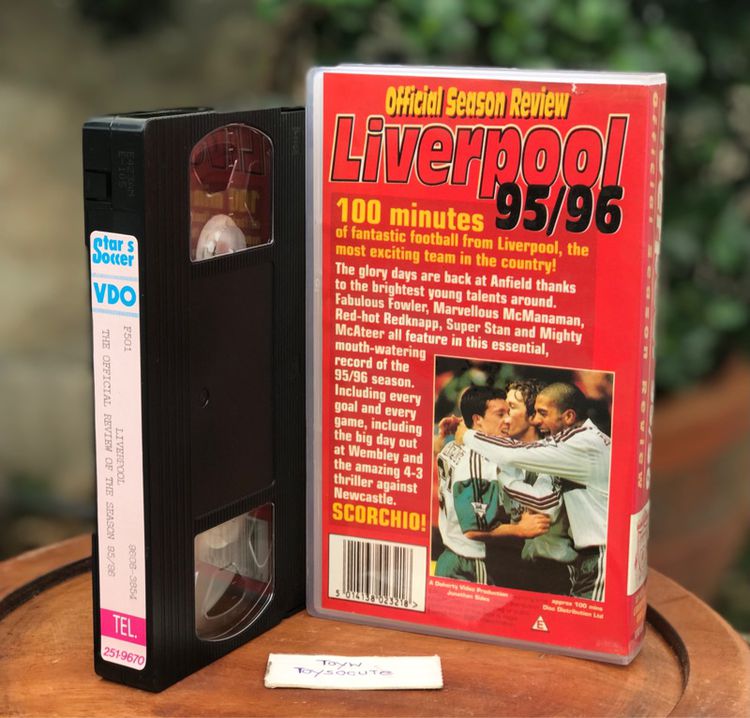 ราคาต่อชิ้น เทปวีดีโอ เพื่อรับชม-สะสม 1994-1995, 1995-1996, 1996-1997 LIVERPOOL Official Season Review VHS Video Tape ลิเวอร์พูล รูปที่ 10
