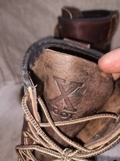 213.รองเท้าหนังแท้หุ้มข้อ Leather X boot (หัวเหล็ก) รูปที่ 14