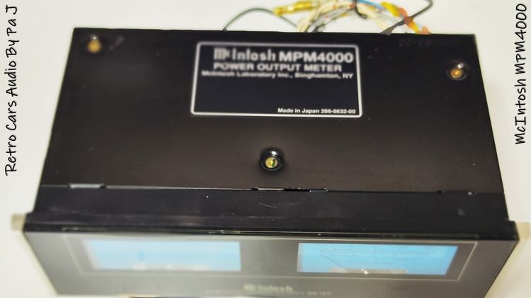 วิทยุ McIntosh MPM4000 vumeter