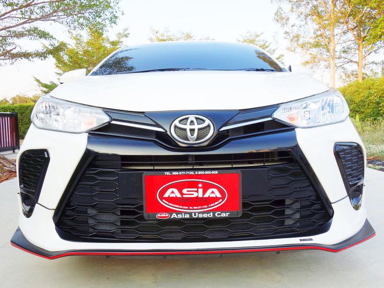 Toyota Yaris 2021 1.2 Entry Sedan เบนซิน ไม่ติดแก๊ส เกียร์อัตโนมัติ ขาว รูปที่ 1