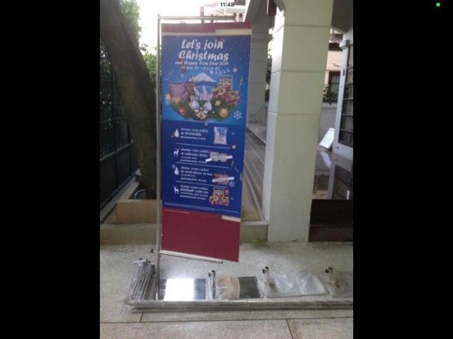 ชุดแขวนป้ายโฆษณาประกาศขายสินค้า รูปที่ 2