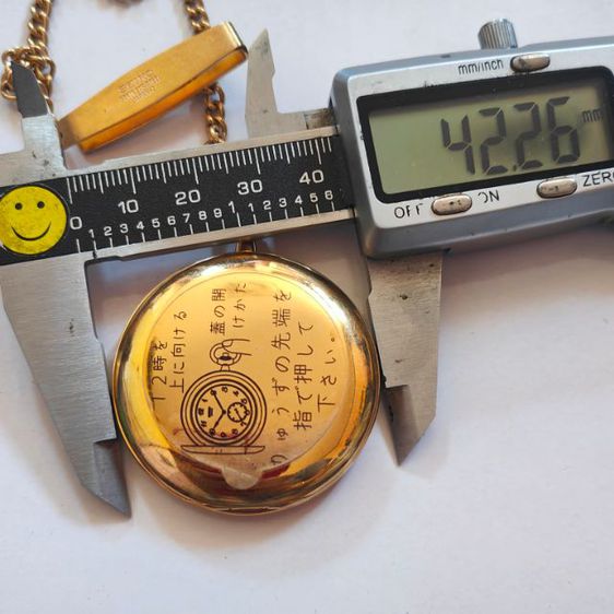 นาฬิกาพก Vintage  Seiko 2เข็มครึ่ง ระบบถ่าน สภาพใหม่ สวยมากๆ  รูปที่ 7