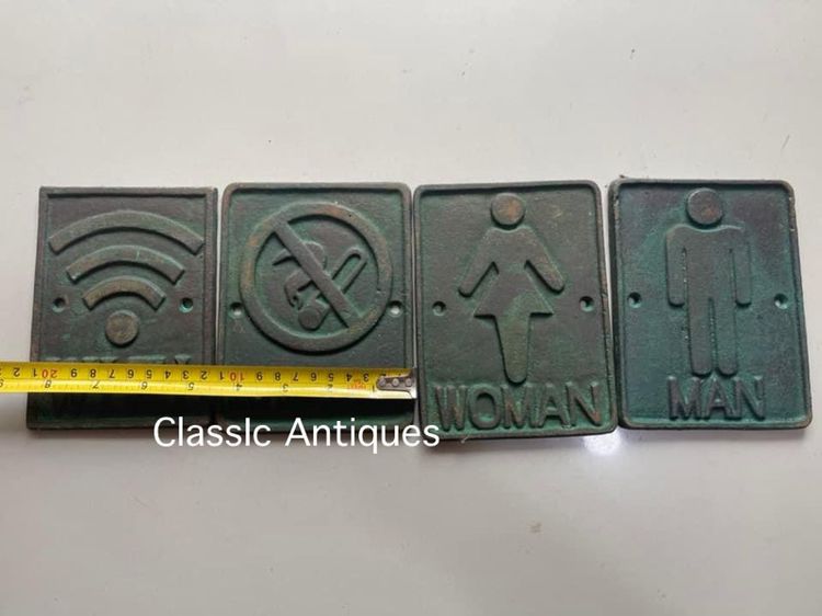 ป้าย เหล็กหล่อ สะสม รูปที่ 3