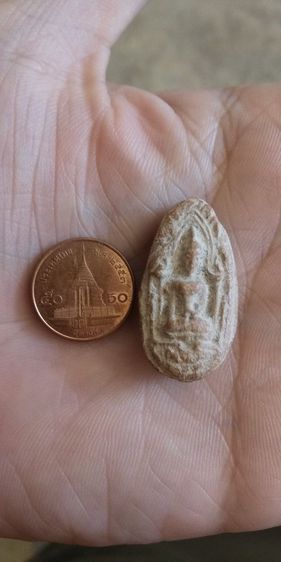 พระเนื้อดินผสมผง(พระพิมพ์พระขุนแผนหลังเรียบ(พิมพ์เล็ก)(เนื้อออกสีน้ำตาลอ่อน)(ไม่ทราบพระเกจิที่สร้าง))พระบ้านพระเครื่องรางของมงคล รูปที่ 3