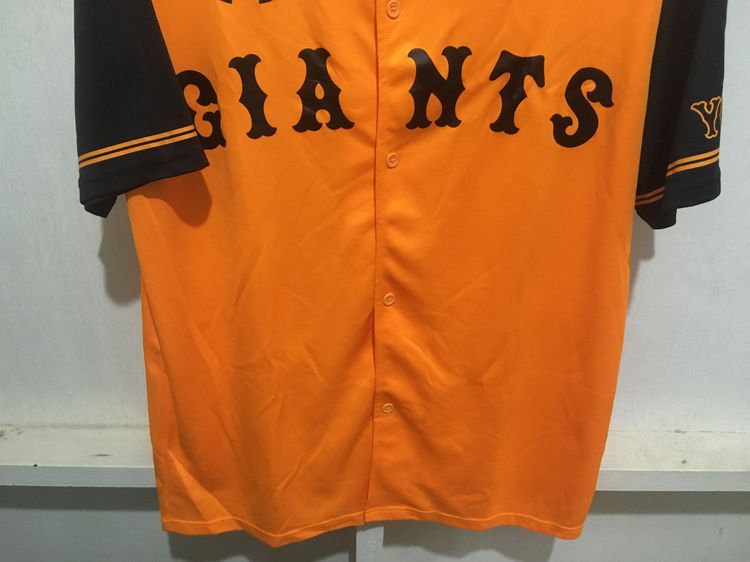 เสื้อเบสบอล Giants แบรนด์ UNDER ARMOUR สีส้มแถบดำ รูปที่ 4