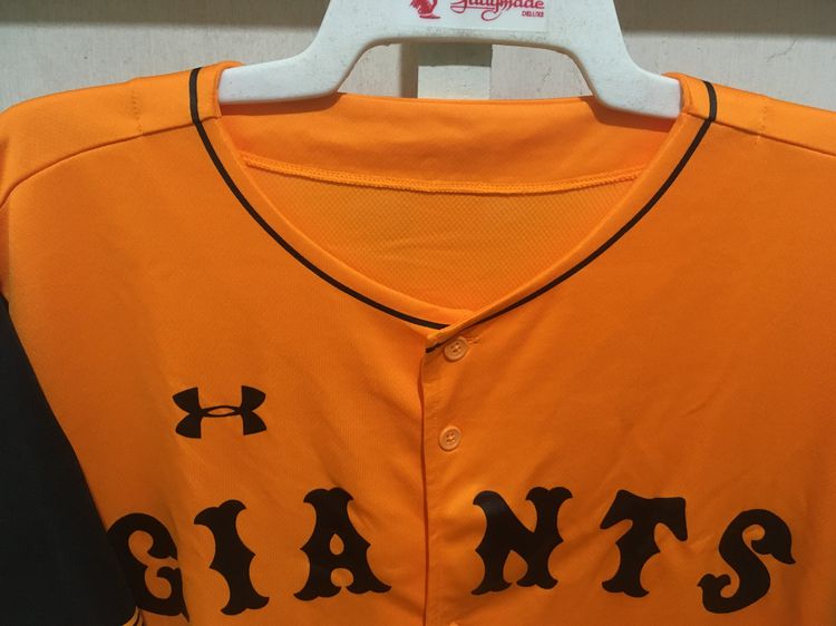 เสื้อเบสบอล Giants แบรนด์ UNDER ARMOUR สีส้มแถบดำ รูปที่ 3