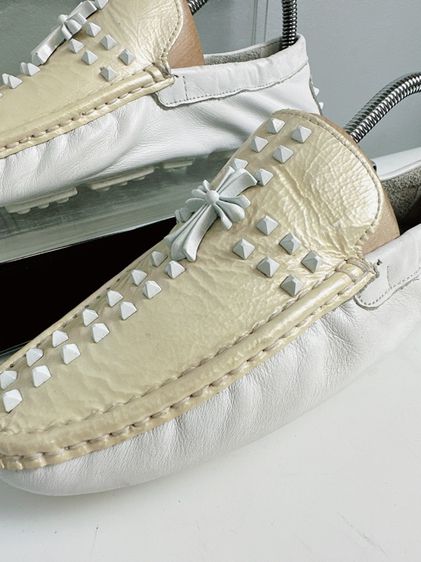 รองเท้า Chrome Heart Sz.38eu24cm สีขาว ทรงDriving Shoe งานเกรด สภาพสวย ไม่ขาดซ่อม รูปที่ 10