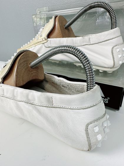 รองเท้า Chrome Heart Sz.38eu24cm สีขาว ทรงDriving Shoe งานเกรด สภาพสวย ไม่ขาดซ่อม รูปที่ 9