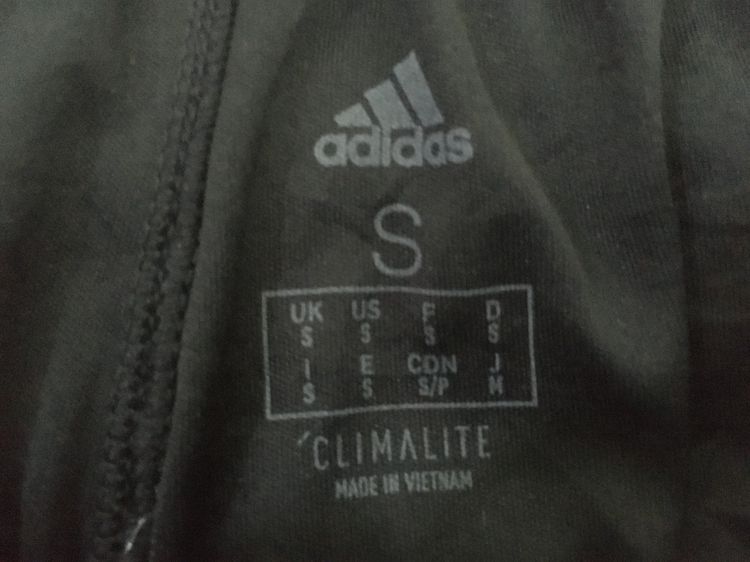 การเกง ขาสั้น CLIMALITE แบรนด์ Adidas สีดำ รูปที่ 10