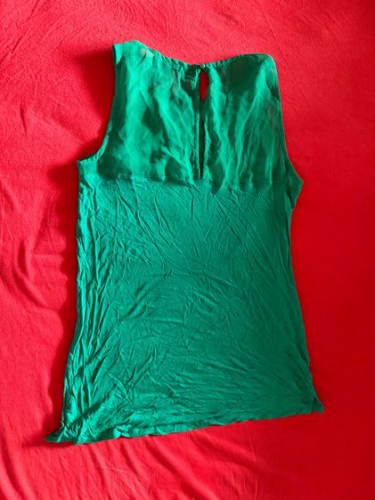 เสื้อแขนกุด HM สีเขียว รูปที่ 4