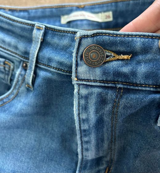 🌈Levi's®​721 SKINNY กางเกงยีน​ส์ 👉แบรนด์แท้💯แบรนด์ดัง💯🌈 รูปที่ 10
