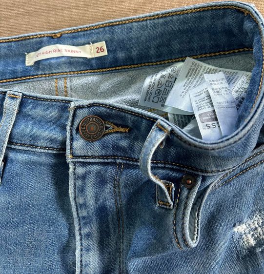 🌈 Levi's®​721 SKINNY กางเกงยีน​ส์ 👉แบรนด์แท้💯แบรนด์ดัง💯🌈 รูปที่ 9