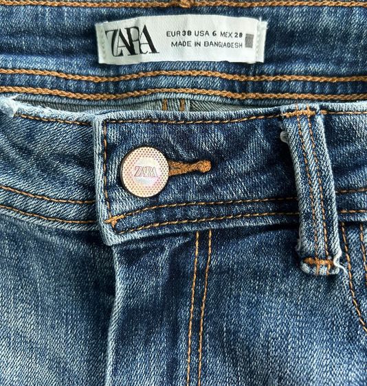 🌈 Zara® กางเกงยีนส์ 👉แบรนด์แท้💯แบรนด์ดัง💯🌈 รูปที่ 5