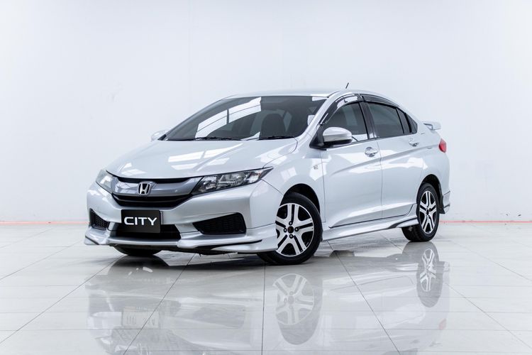 Honda City 2014 1.5 S Sedan เบนซิน ไม่ติดแก๊ส เกียร์อัตโนมัติ บรอนซ์เงิน รูปที่ 4