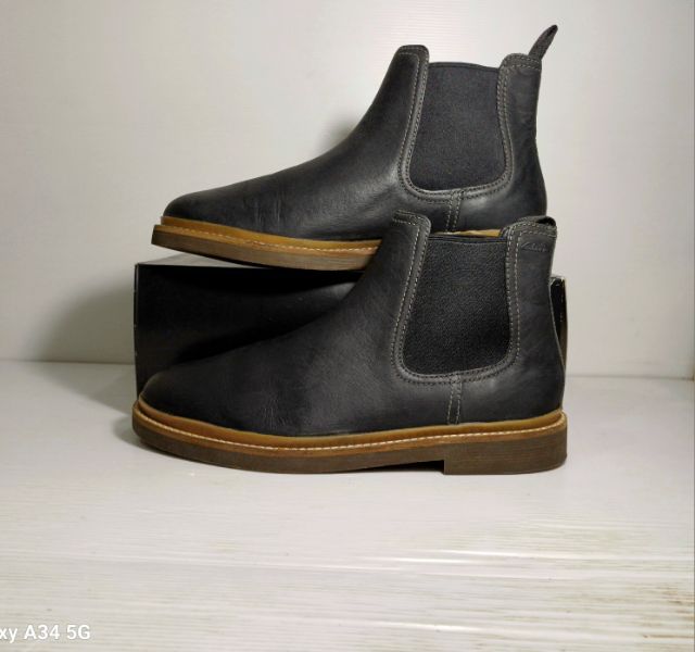 Clarks Boots Slip-on, Men's 10.5US 44EU(28.5cm) Genuine and Original งาน India ของแท้ มือ 2 สภาพไม่ต่างจากมือ 1, รองเท้า Clarks สวยมาก รูปที่ 8
