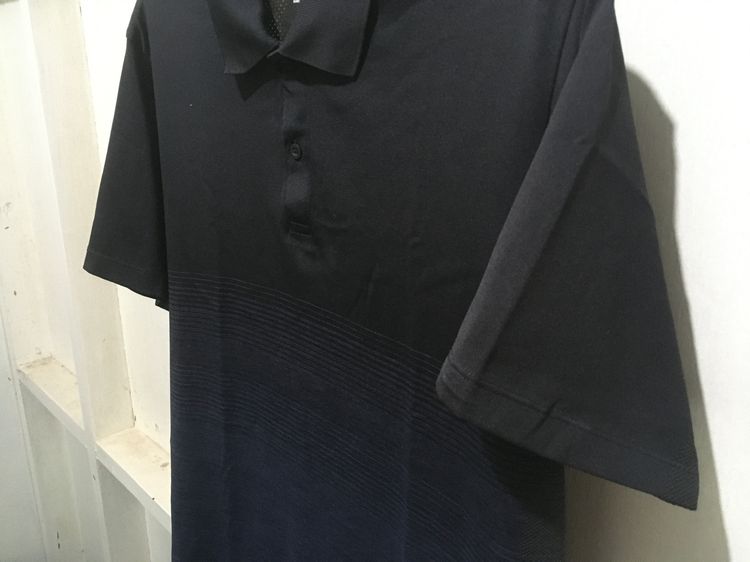 เสื้อโปโล DRY-EX ODOR-CONTROLแบรนด์ UNIQLO สีโทนดำ รูปที่ 5