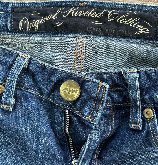 🌈 Levi's®​ LADY STYLE กางเกงยีนส์ 👉แบรนด์แท้💯แบรนด์ดัง💯🌈 รูปที่ 7