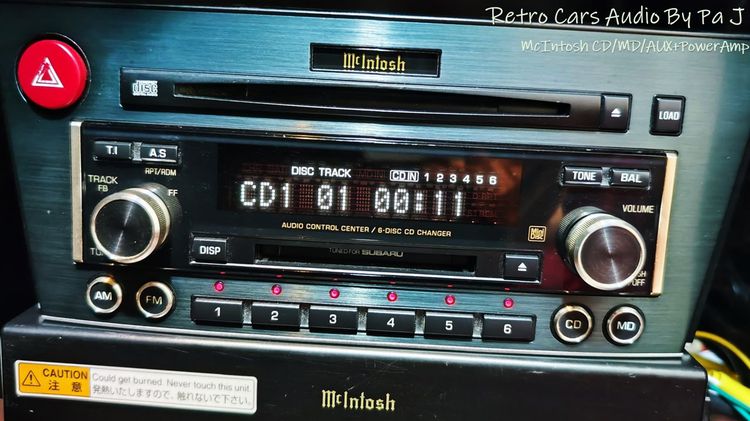 2din McIntosh เล่น CD MD  รูปที่ 2