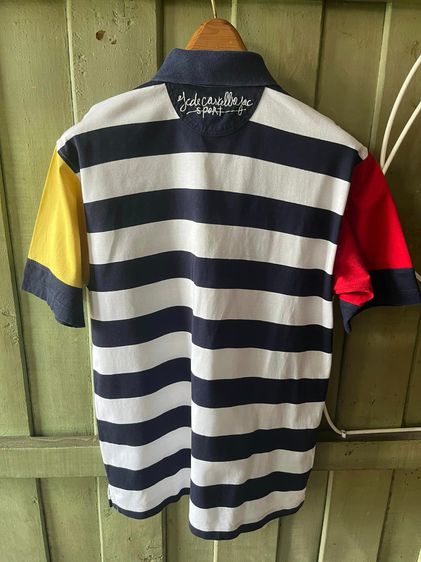 Chales De Castellbajac Vintage polo shirt ยี่ห้อดัง  ของแท้ สภาพดี โลโกปักทั้งหน้าหนัง  รูปที่ 8