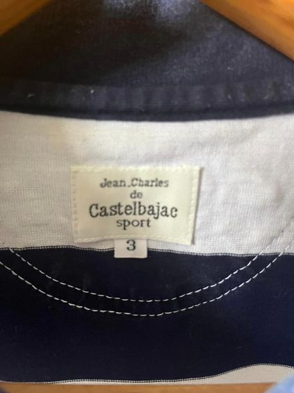 Chales De Castellbajac Vintage polo shirt ยี่ห้อดัง  ของแท้ สภาพดี โลโกปักทั้งหน้าหนัง  รูปที่ 3
