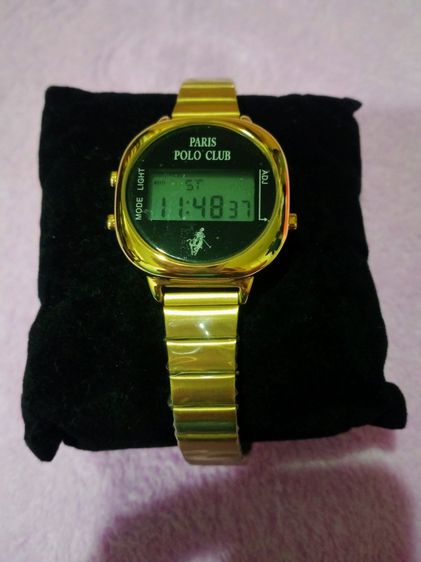 อื่นๆ  นาฬิกาสีทอง Paris Polo Club  3PP-2108822L-GD-BK